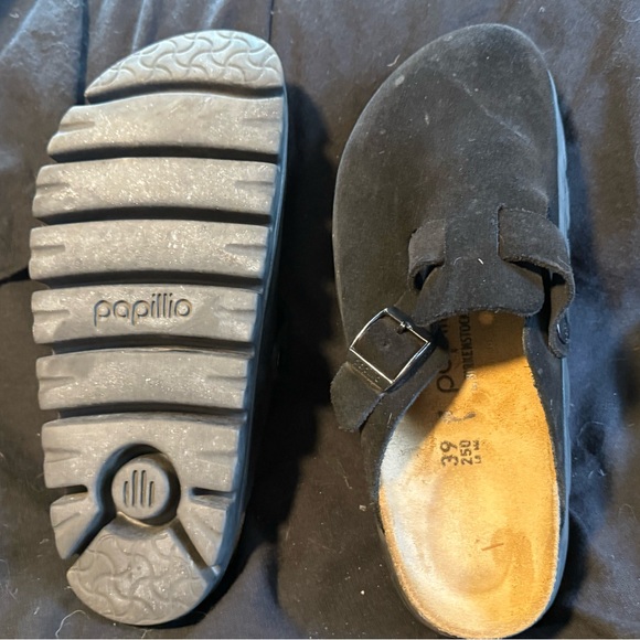 Birkenstock Boston Black Platform - Picture 2 of 2